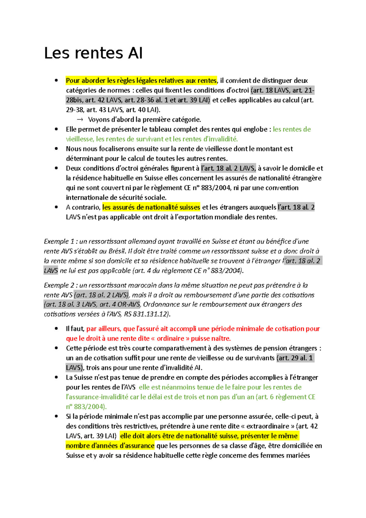 Les Rentes AI - Les Rentes AI Pour Aborder Les Règles Légales Relatives ...