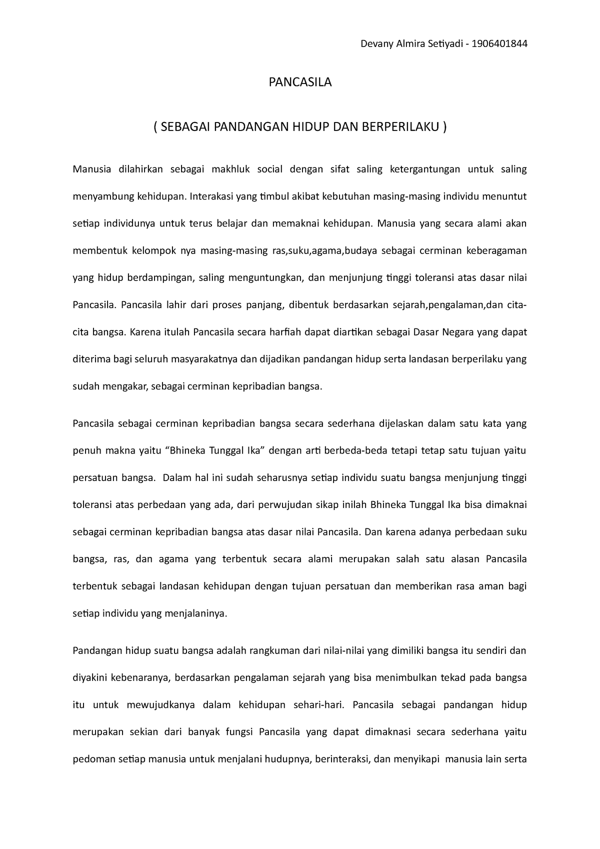essay tentang pancasila pdf