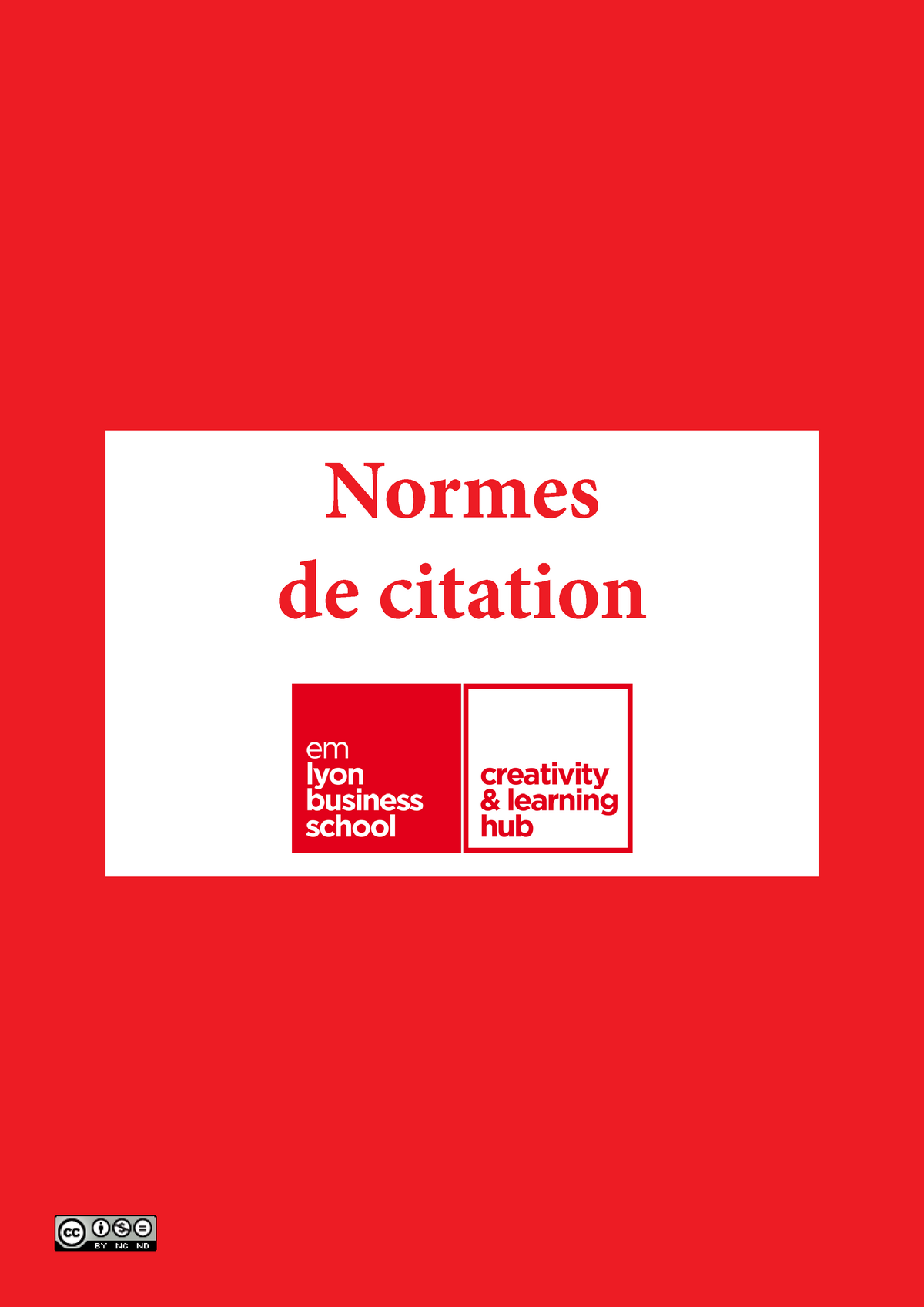 Normes De Citations Em Lyon Studocu