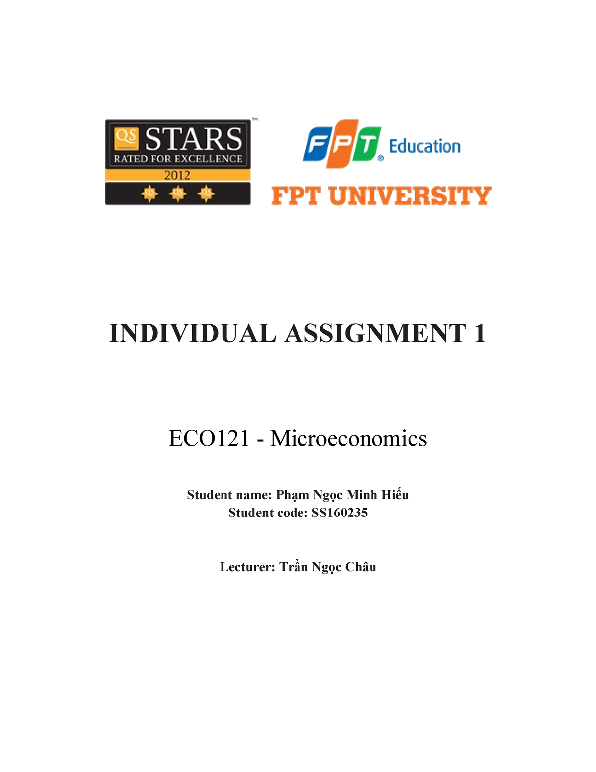 eco 218 home assignment answers