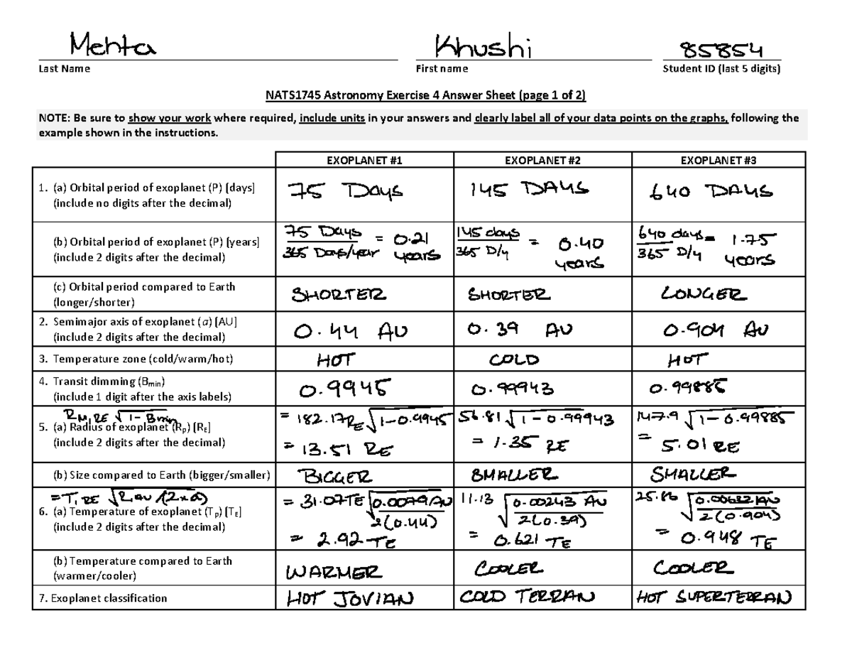 Astro Exercise 3 ...
