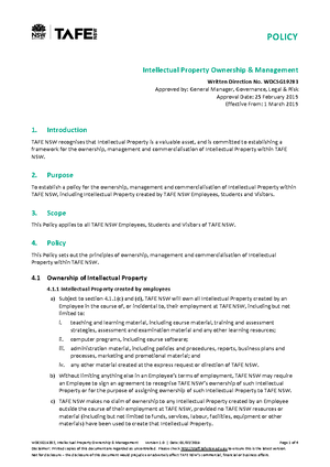 Assessment 1 Description - Faculty of Engineering and Information ...