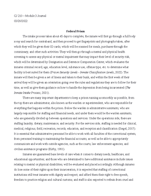 CJ 210 Module One Practice Activity - CJ 210 - SNHU - Studocu