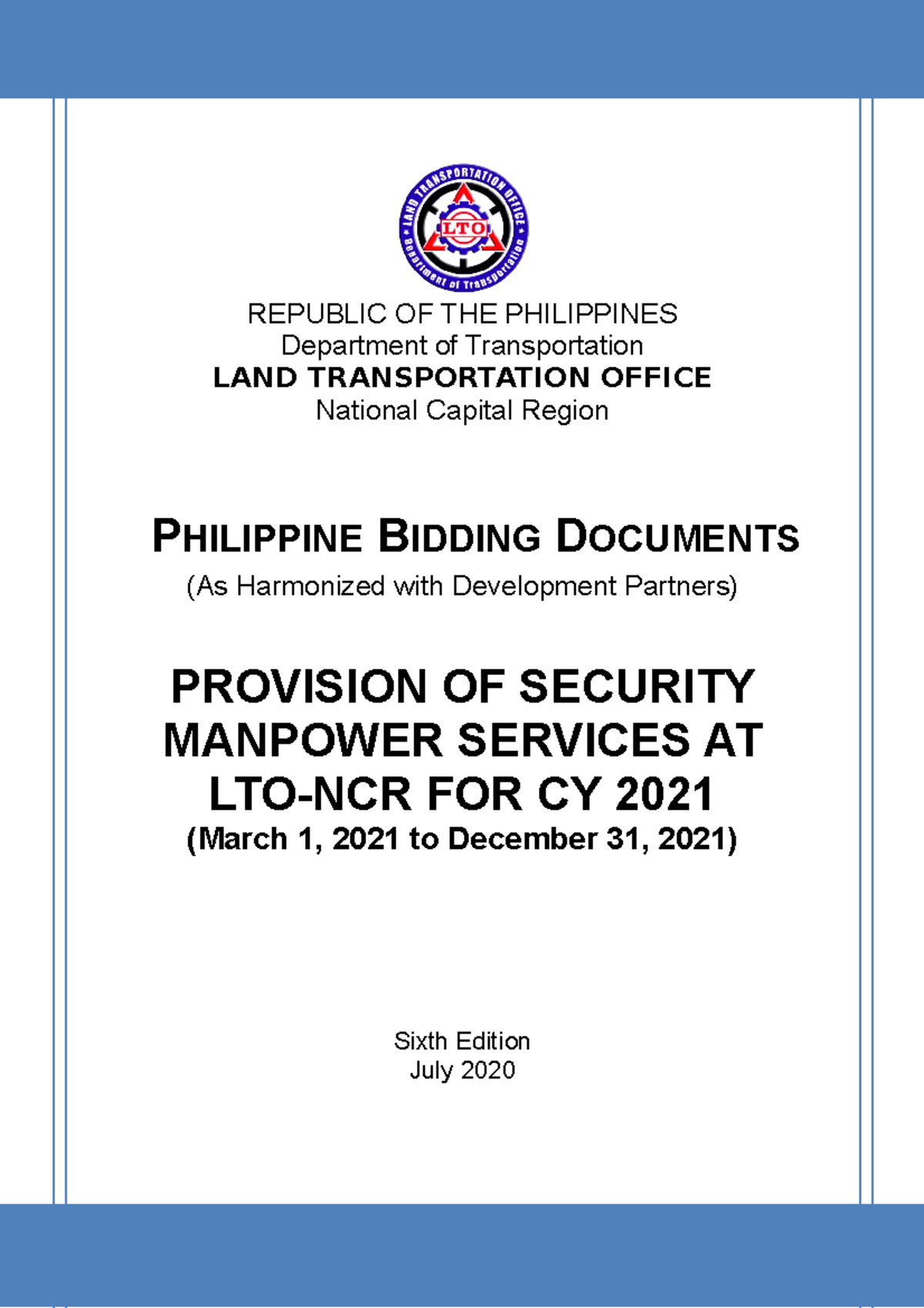 6th Edition PBDs Goods for Security 2021 - edited - REPUBLIC OF THE ...