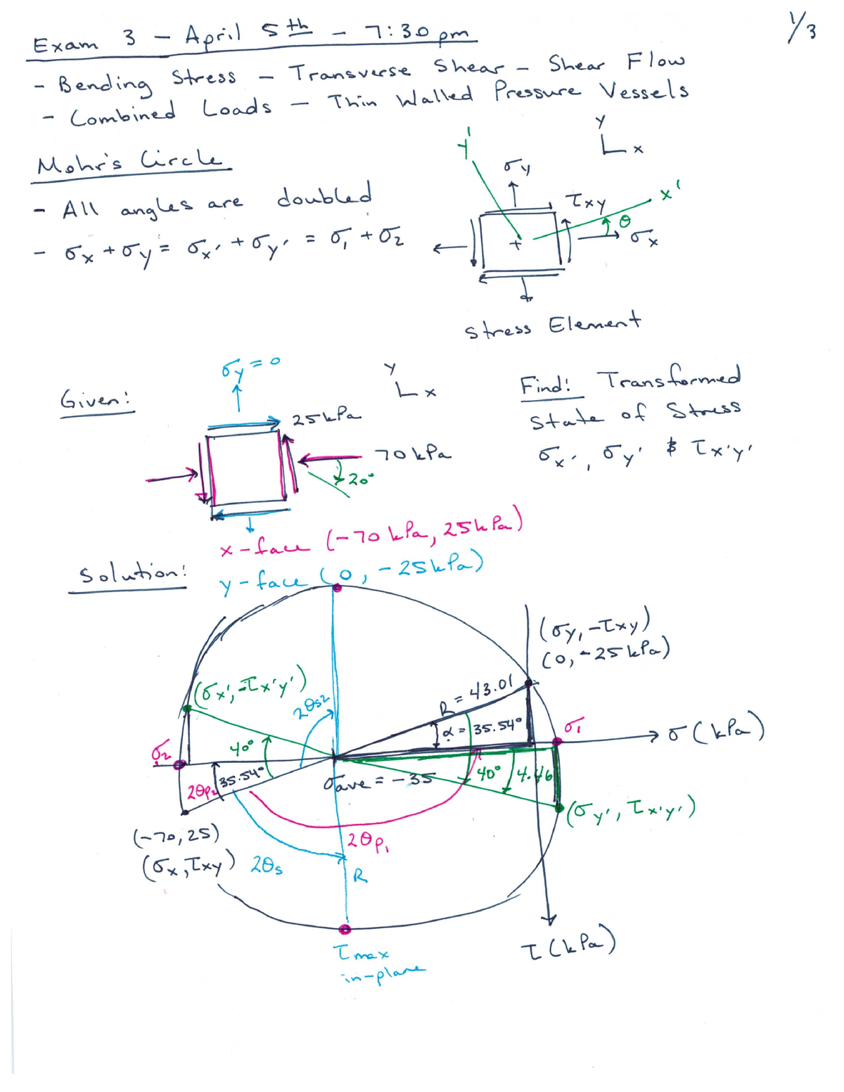 MWF Lecture 24 - CE 3303 - Studocu