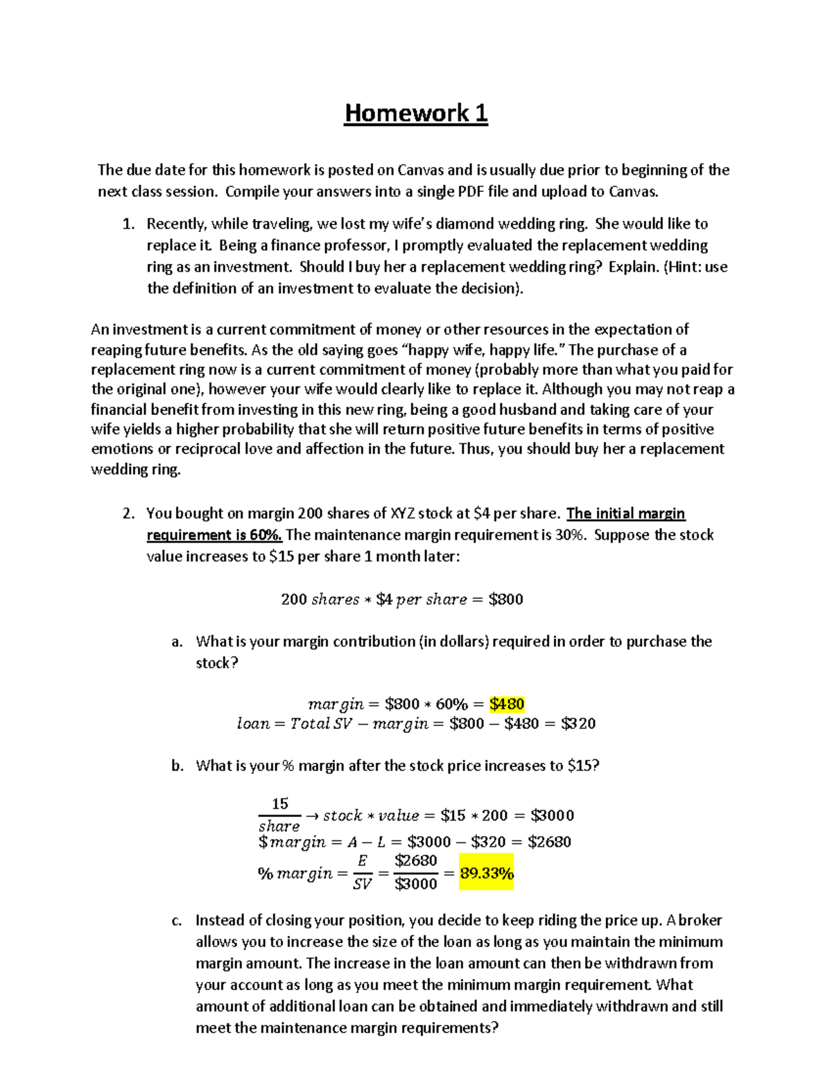 HW 1 - Homework 1 The due date for this homework is posted on Canvas ...