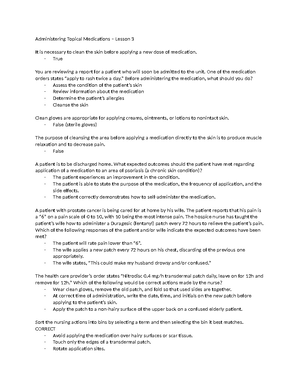 BSN Medication Administration Analyze Cues and Prioritize Hypotheses ...