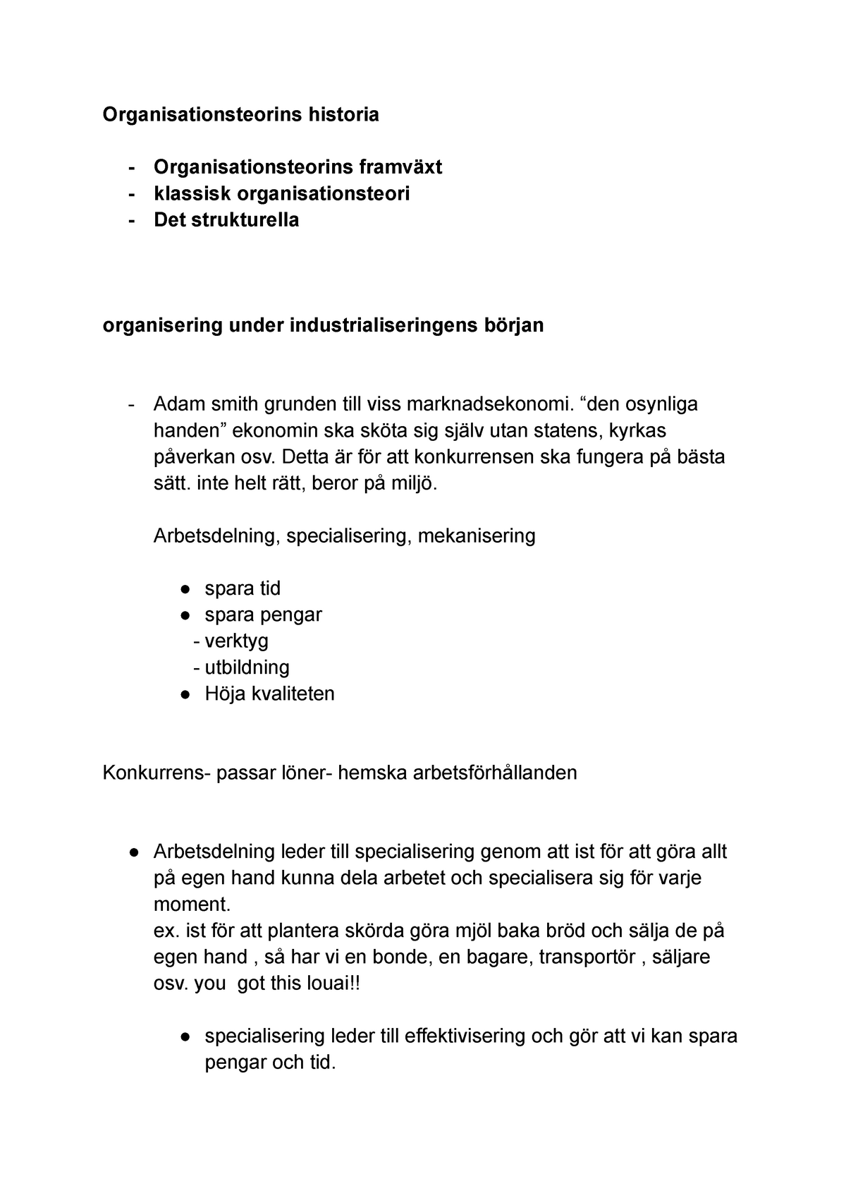 Företagsekonomi 1 Ledarskap Och Orgnisation HT2019 1FE401 ...