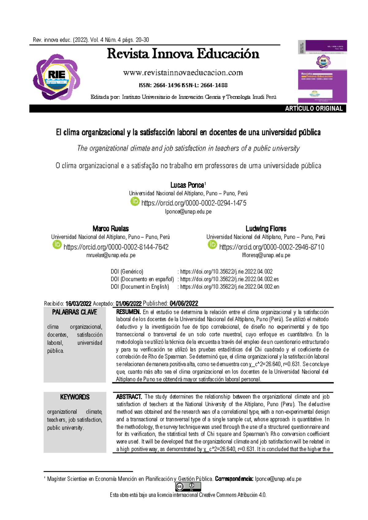 Dialnet-El Clima Organizacional YLa Satisfaccion Laboral En Docen ...