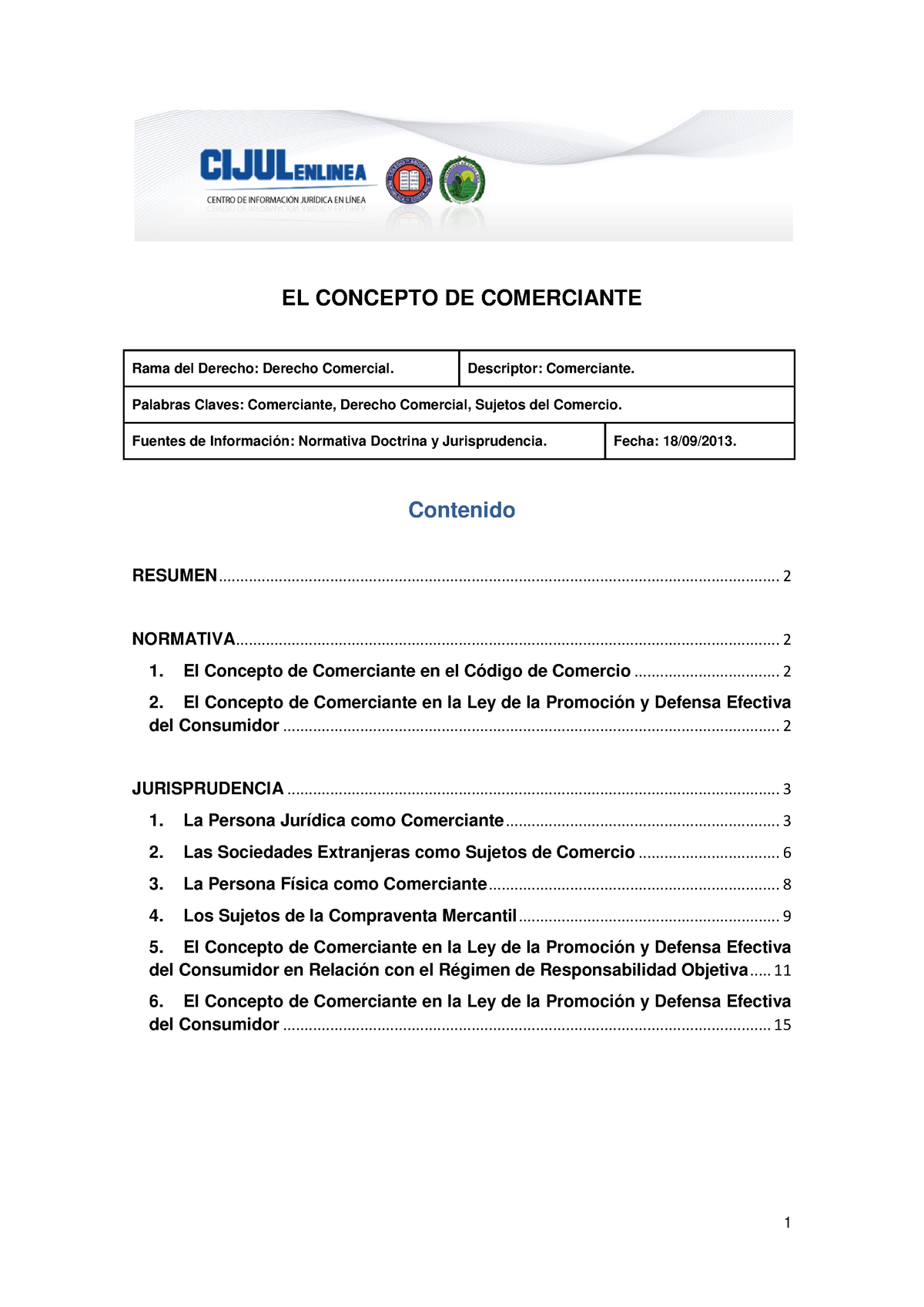 El Concepto De Comerciante - EL CONCEPTO DE COMERCIANTE Rama Del ...