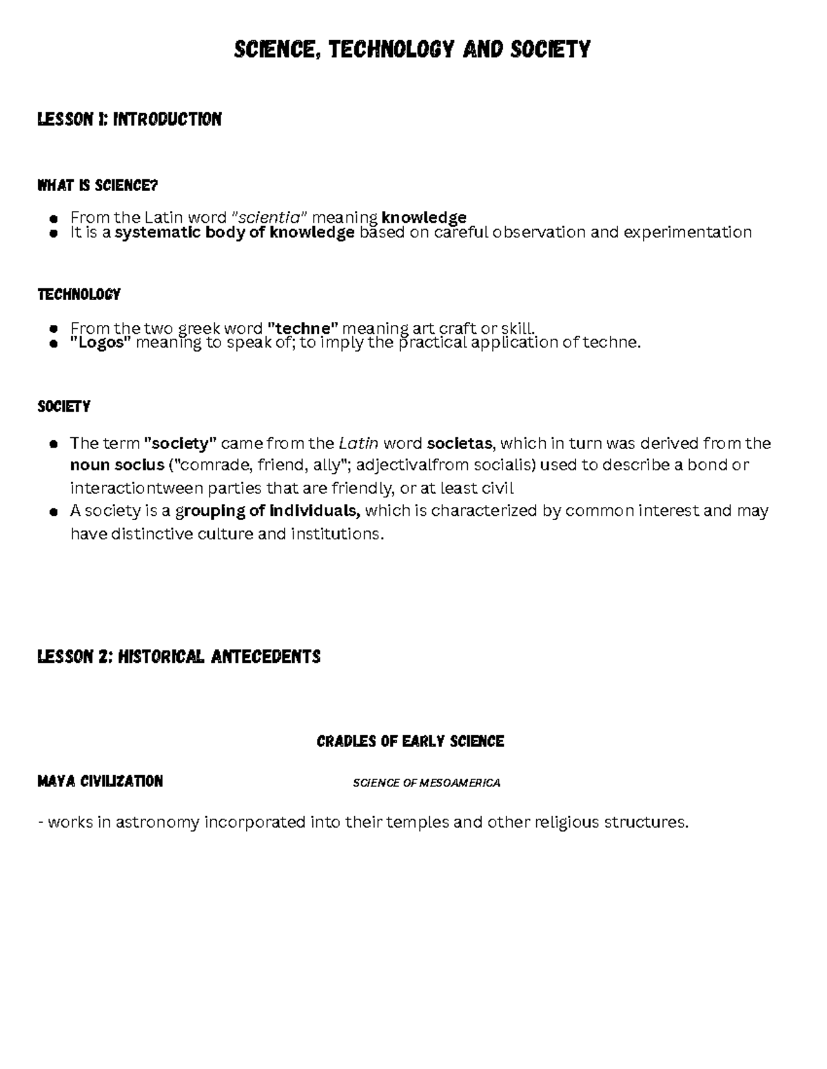STS 20240825 203951 0000 - Science, Technology and Society Lesson 1 ...
