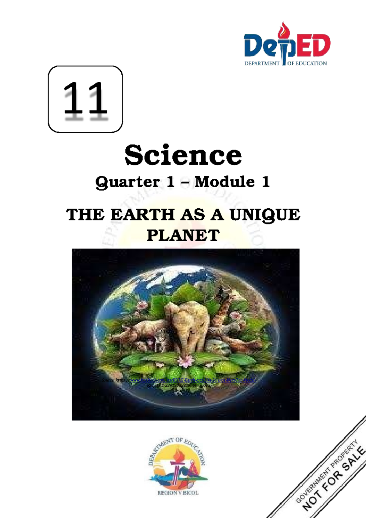 1 Core Subject Science 11 Earth Life Science Q1 Module 1183fjjjkfdds Fgjjds Dgjj Fhjjyff 8537