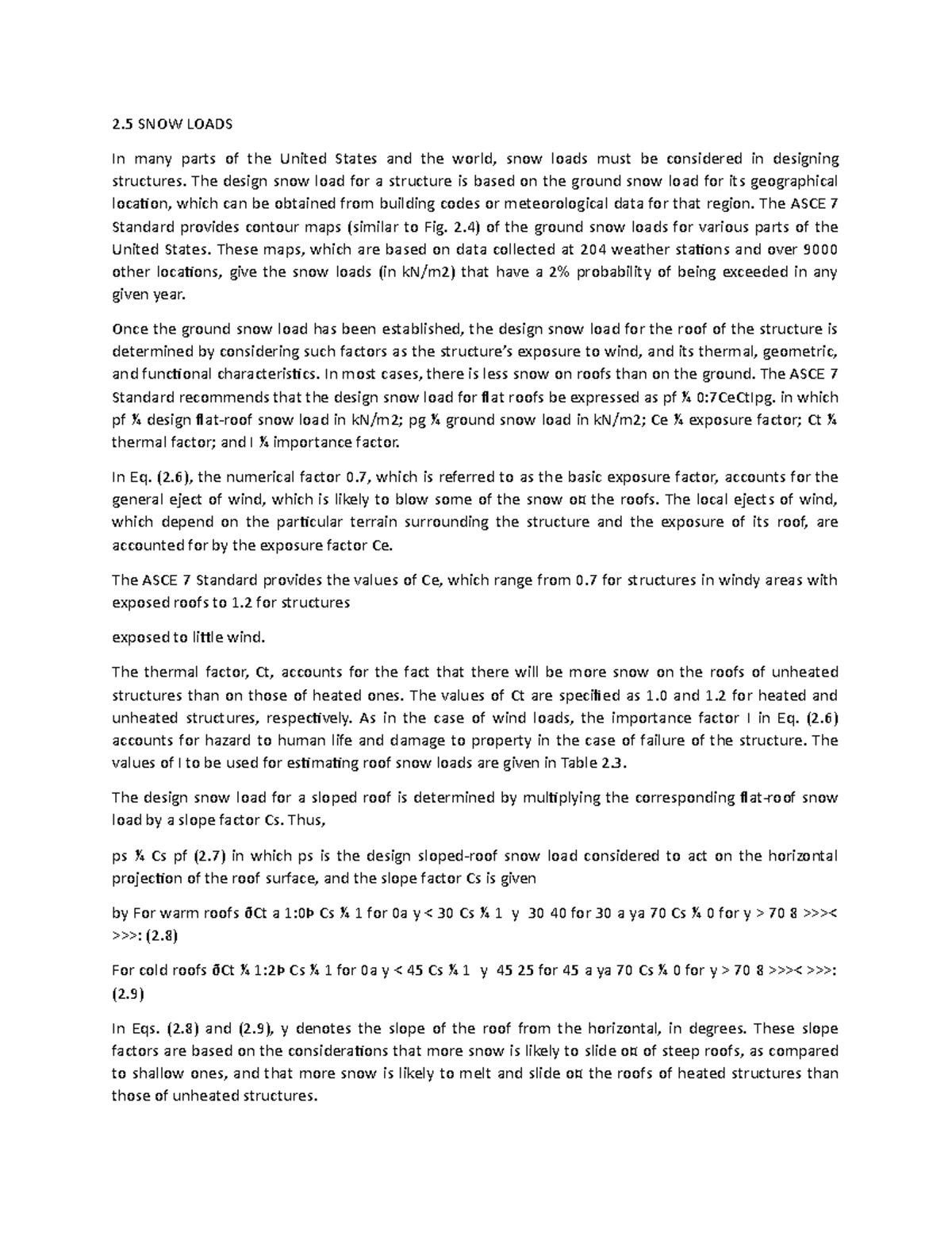 Doc1- snow load-summary - 2 SNOW LOADS In many parts of the United ...