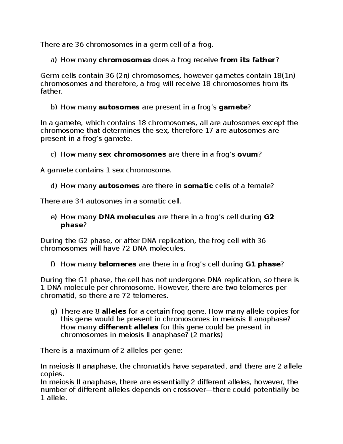 Finally Understand Mitosis & Meiosis: Video Quiz & Tutor Help! - f5a67ji