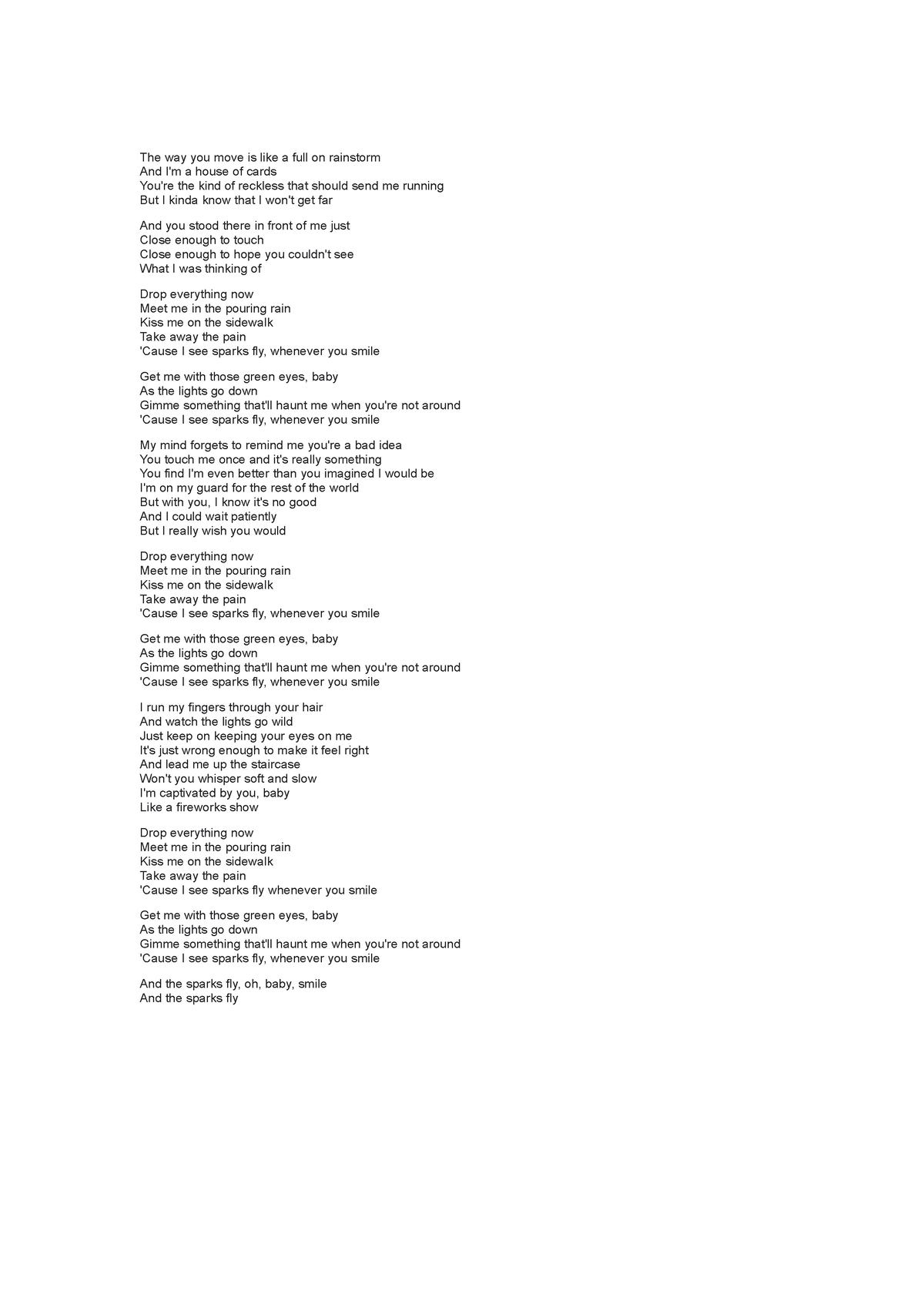 Song Lyrics - Song Lyric for Appreciation - Building and Enhancing New ...