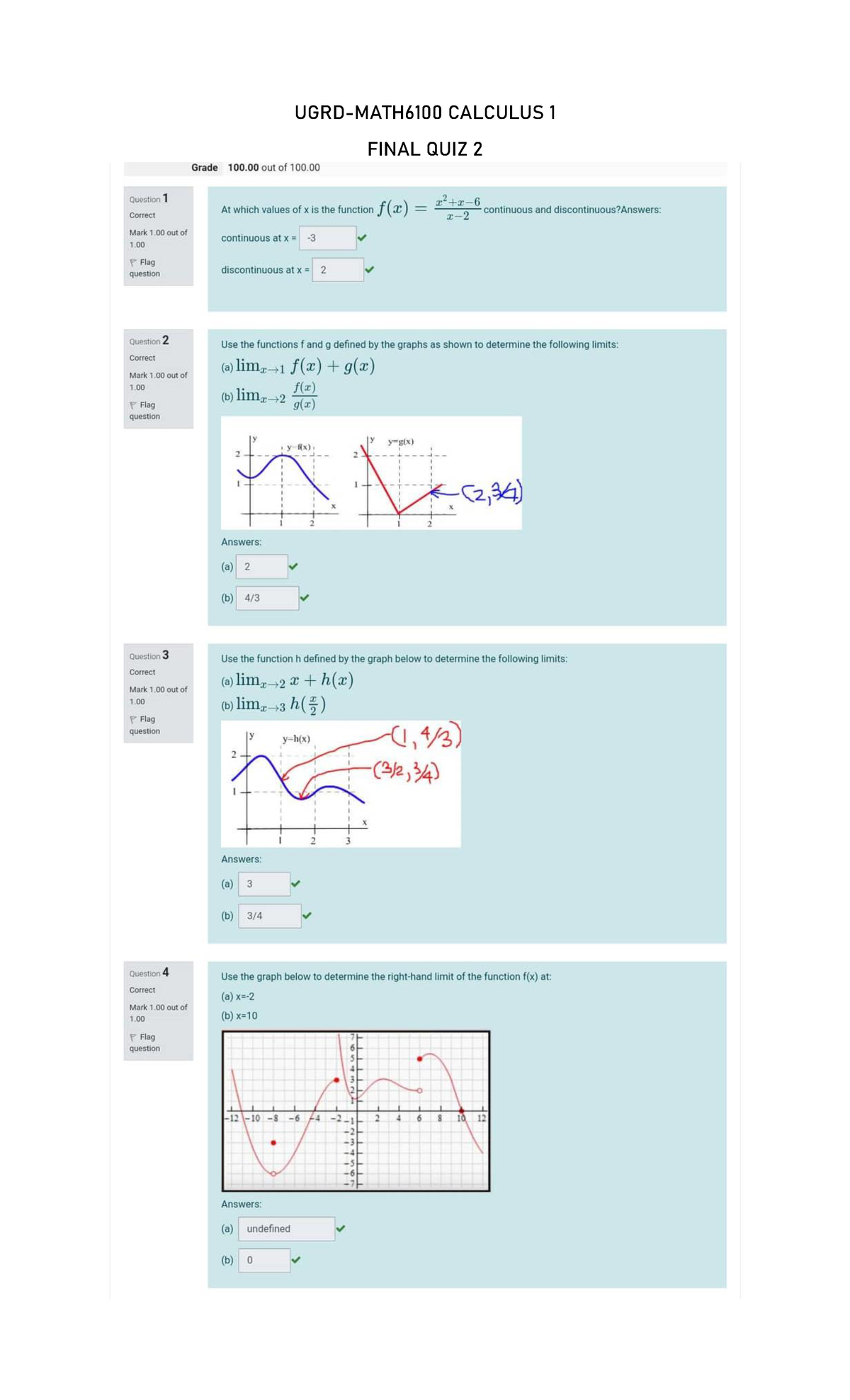 Calculus 1 Final QUIZ 2 - Individual And Dual Sports - UGRD-MATH6100 ...