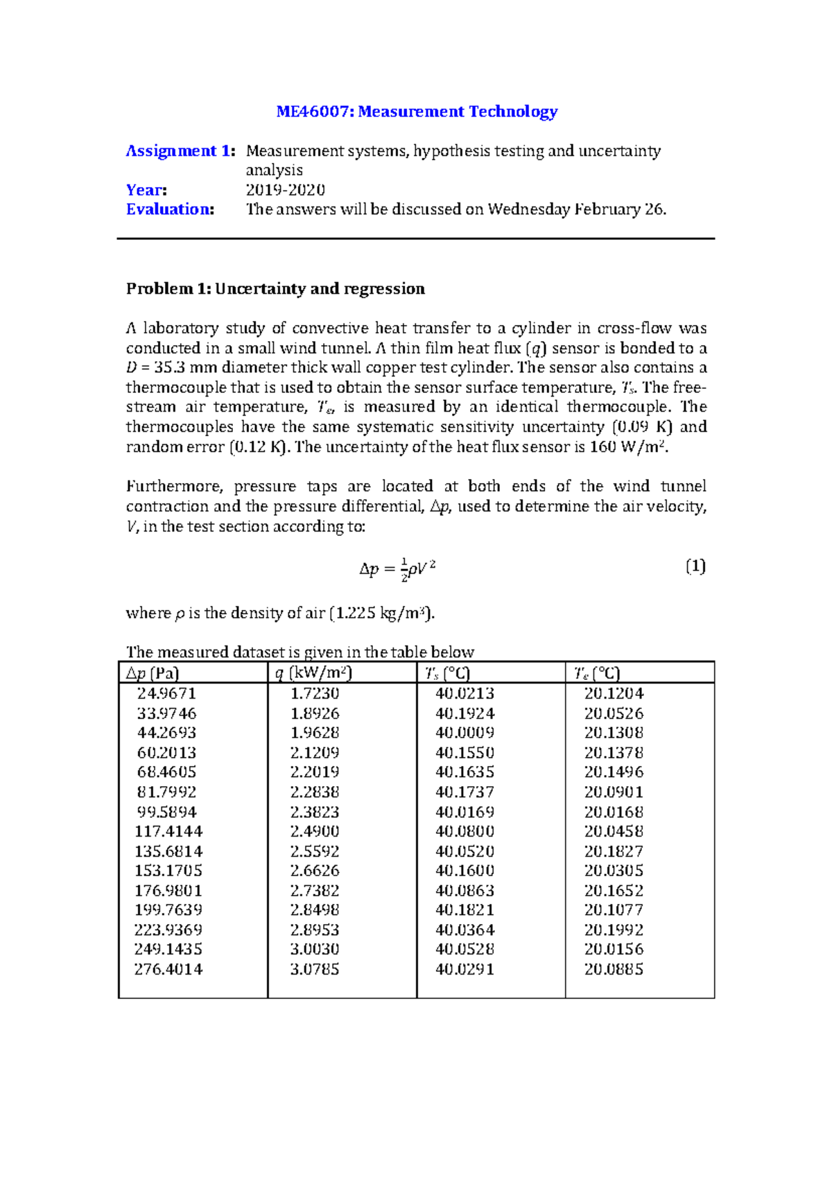 tools technology and measurement assignment