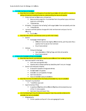 Exam 2 Study Guide - BIO 141 Exam 2 #13 The Central Dogma of Molecular ...