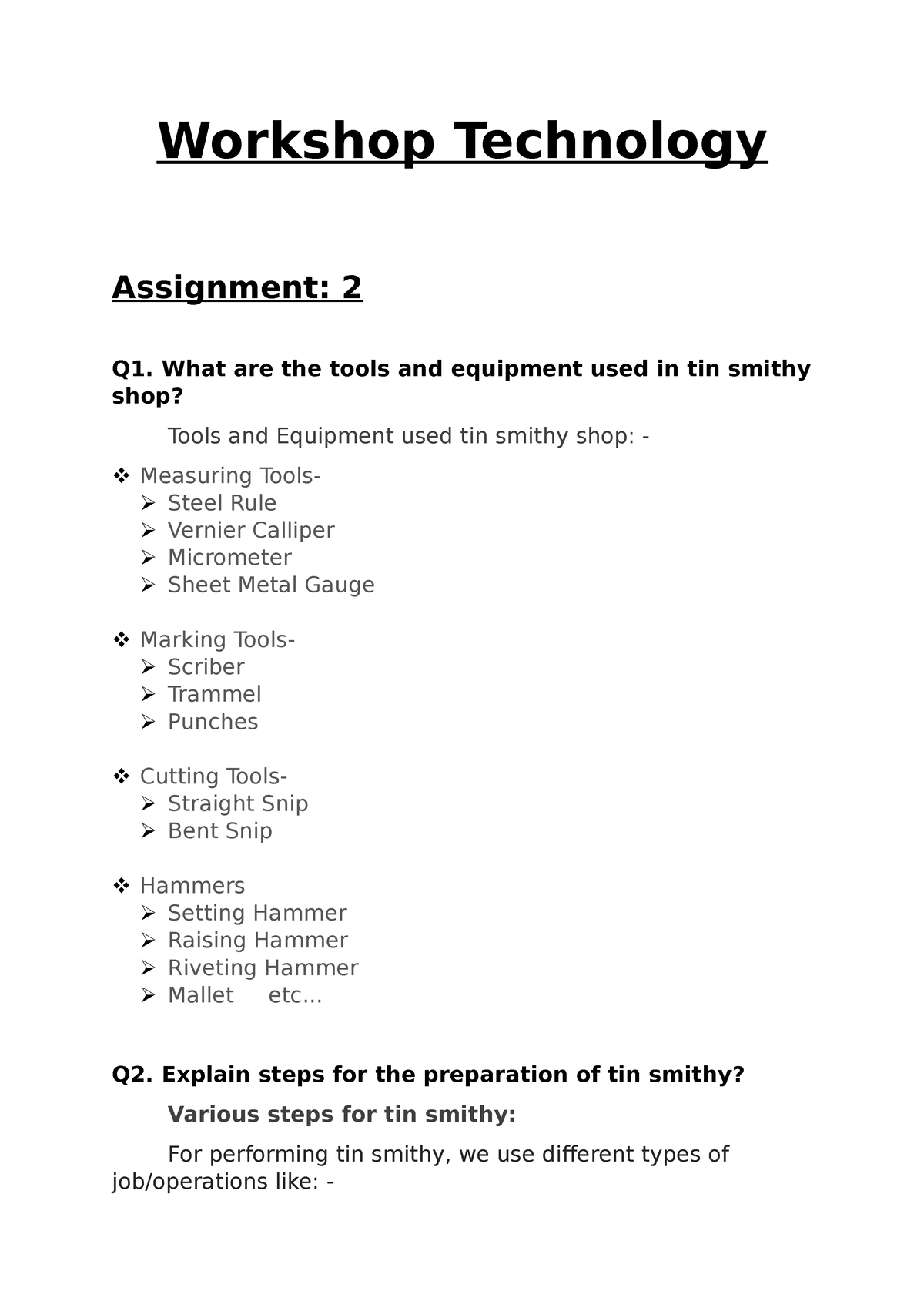 workshop-technology-questions-of-unit-2-black-smithy-workshop