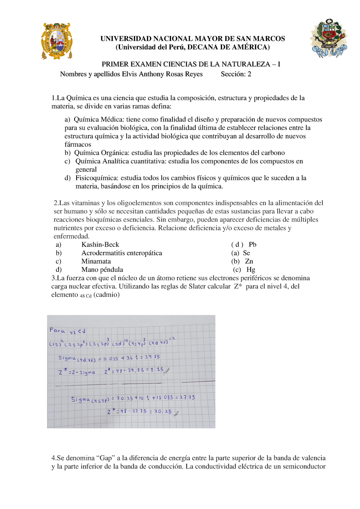 Primer Examen Parcial CN-I,2022-Elvis Rosas - UNIVERSIDAD NACIONAL ...