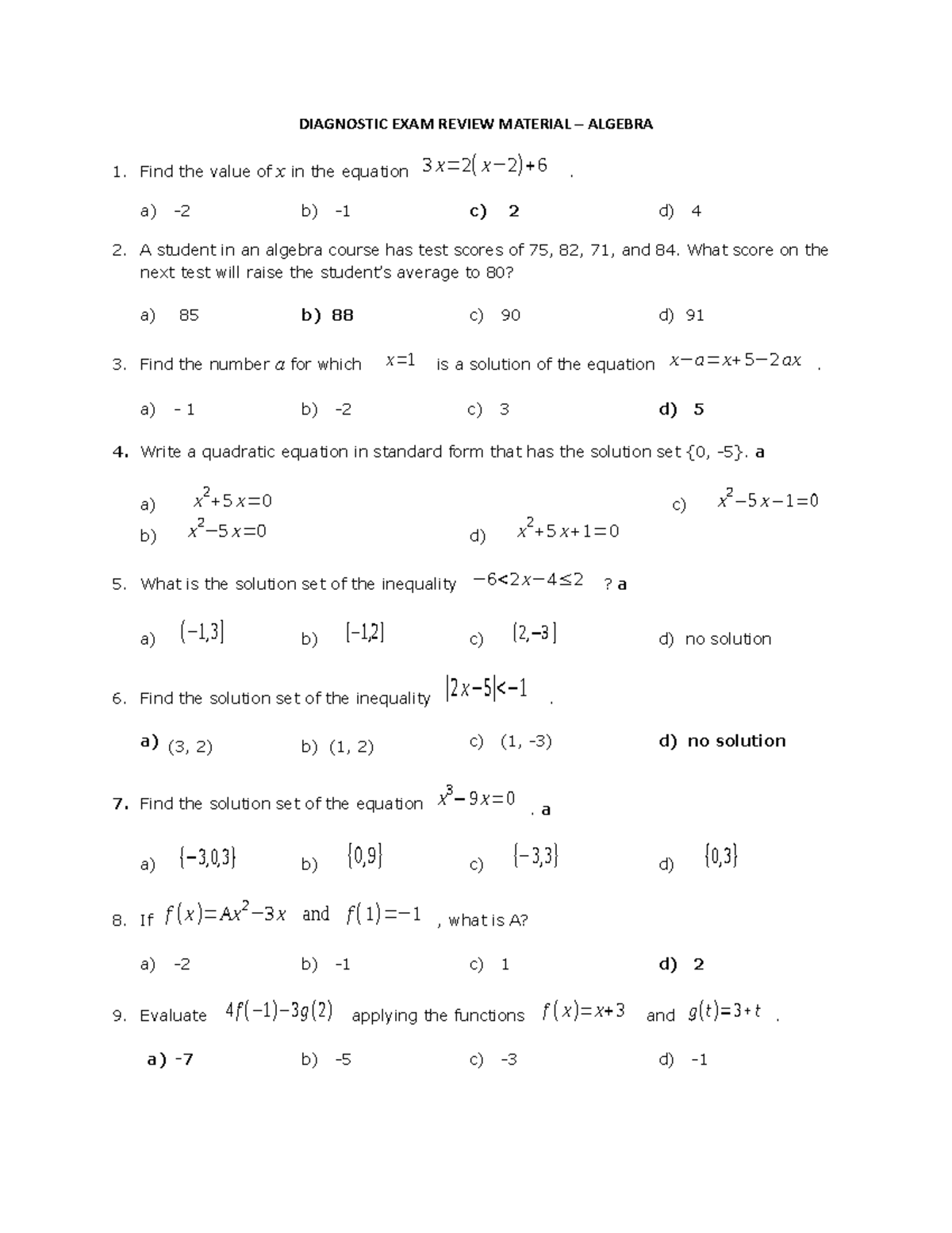 exam-2016-questions-and-answers-diagnostic-exam-review-material