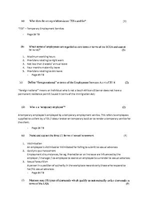 Section 189 Standard Operating Procedure - SECTION 189A RETRENCHMENT ...