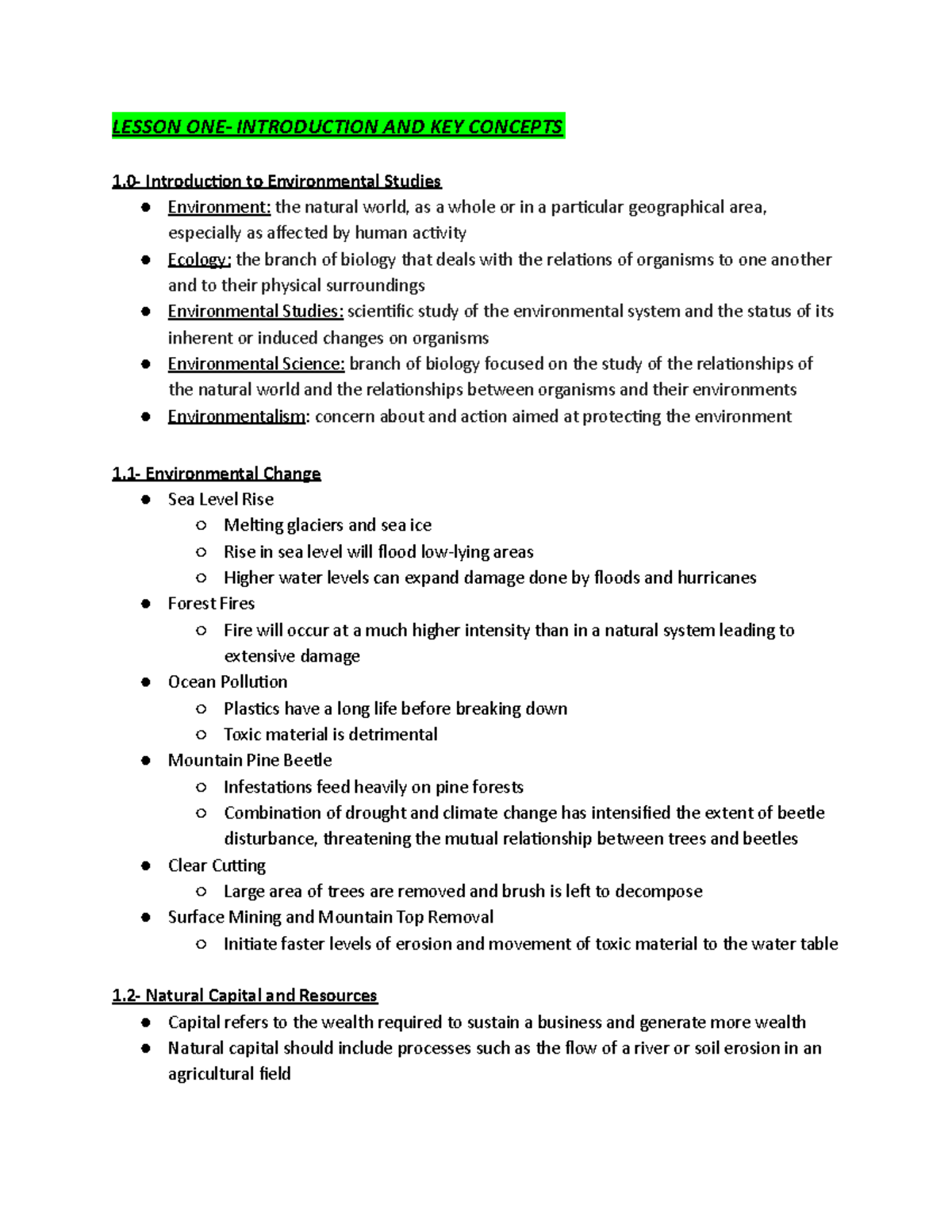 L1- Introduction and Key Concepts - LESSON ONE- INTRODUCTION AND KEY ...