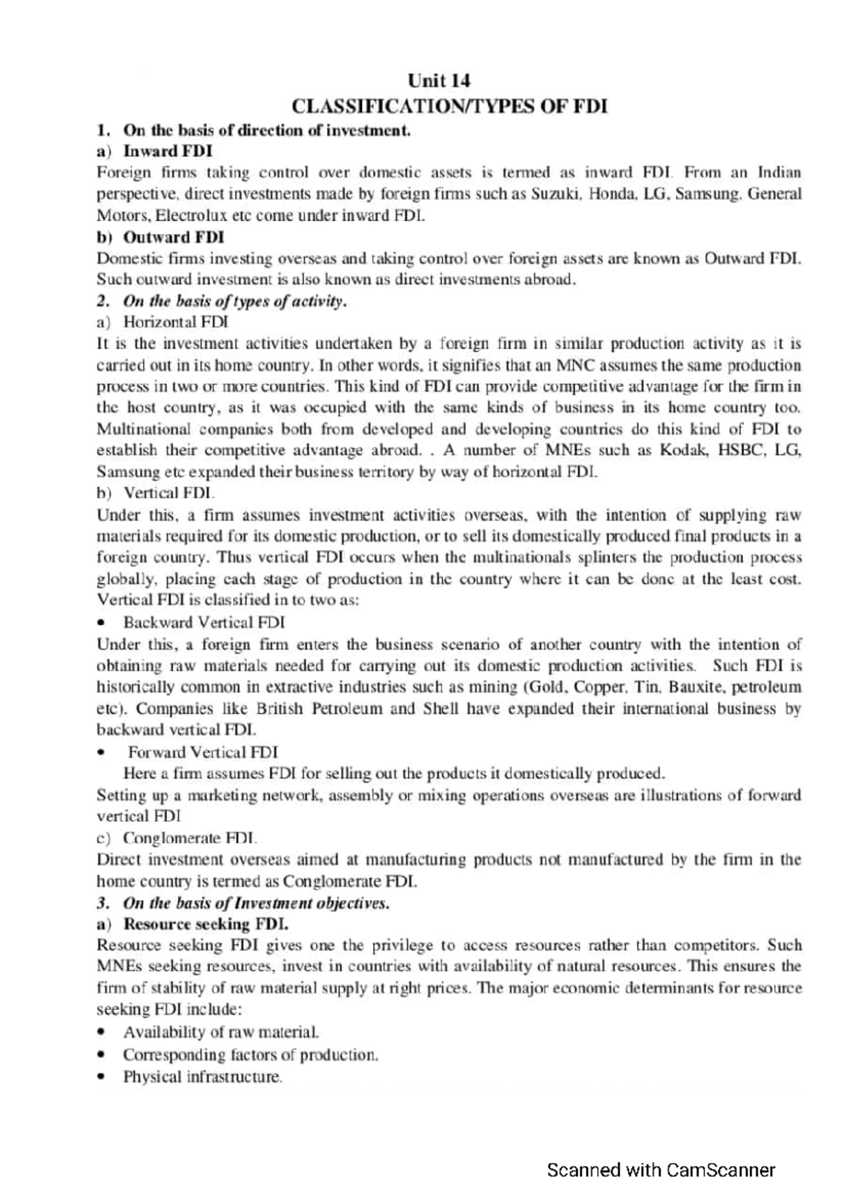 New Doc 07-05-2022 20 - This is the classification of FDI - Business ...