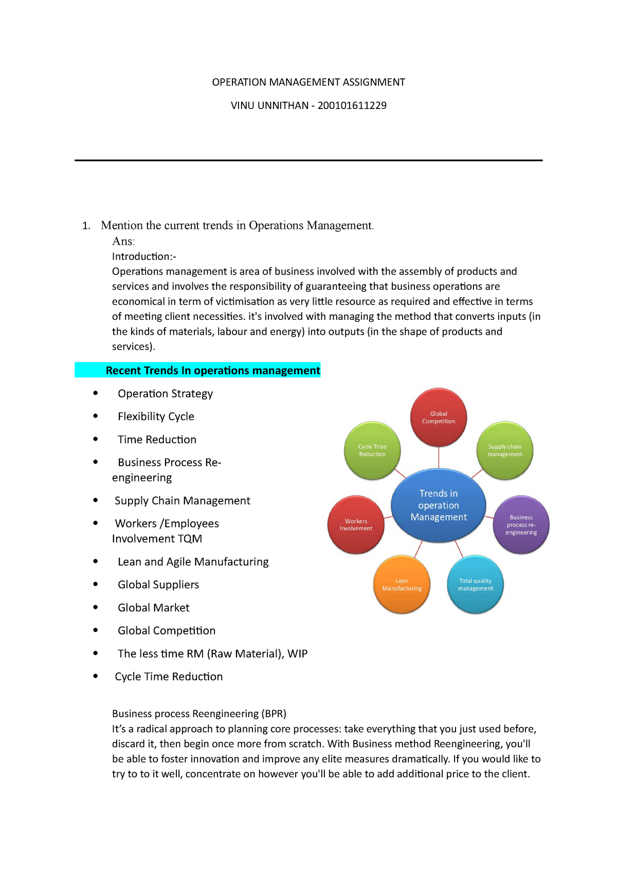 assignment operation management