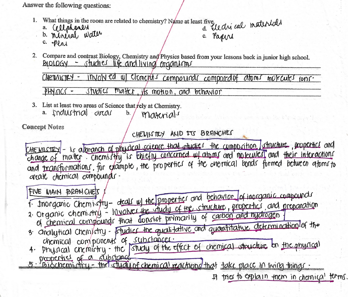 CHEM Notes 13 - Chemistry - Studocu