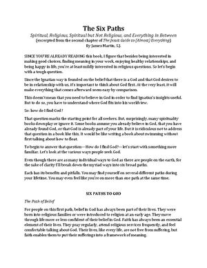 TH Reflection - We began the course by talking about desires. What are