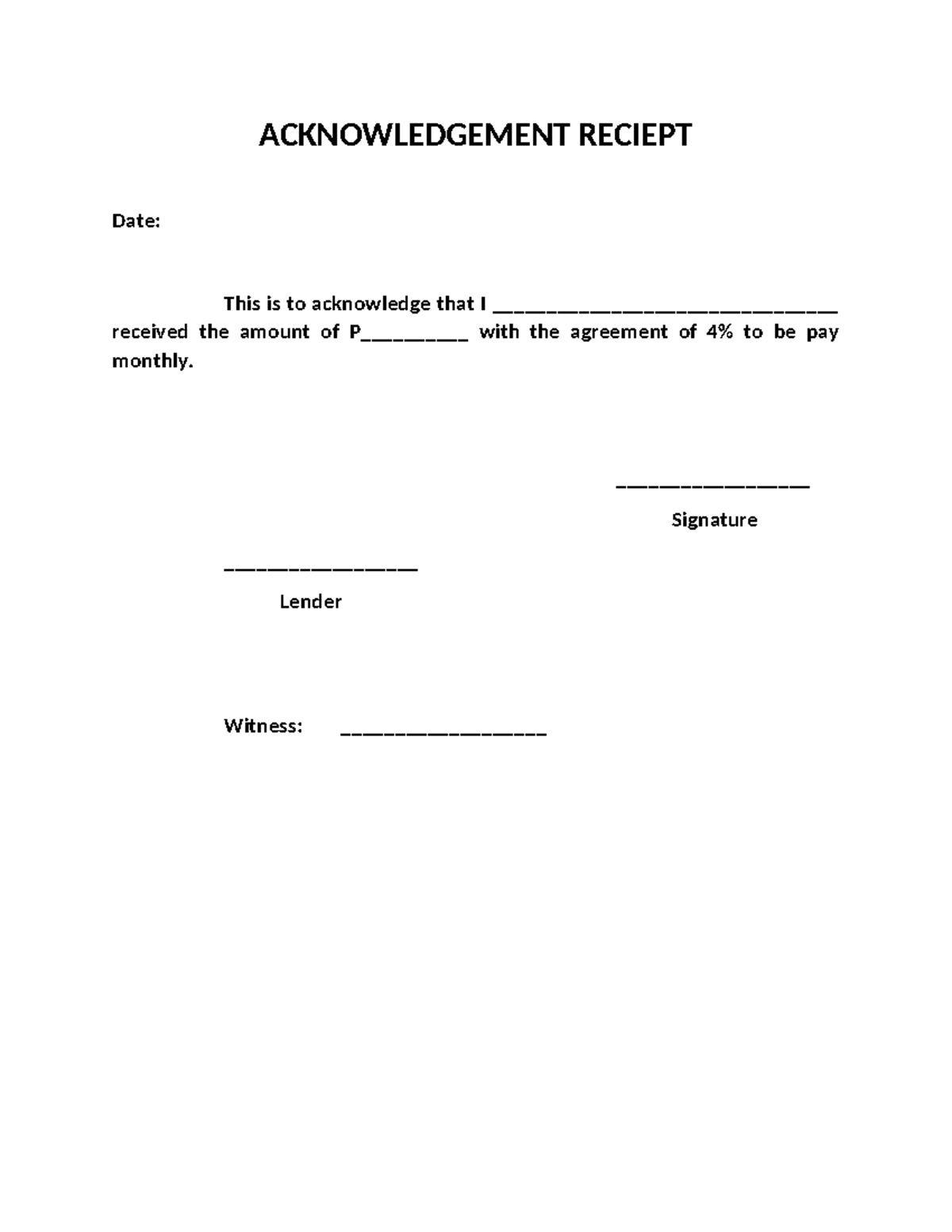 Acknowledgement Reciept - Government Accounting - ACKNOWLEDGEMENT ...