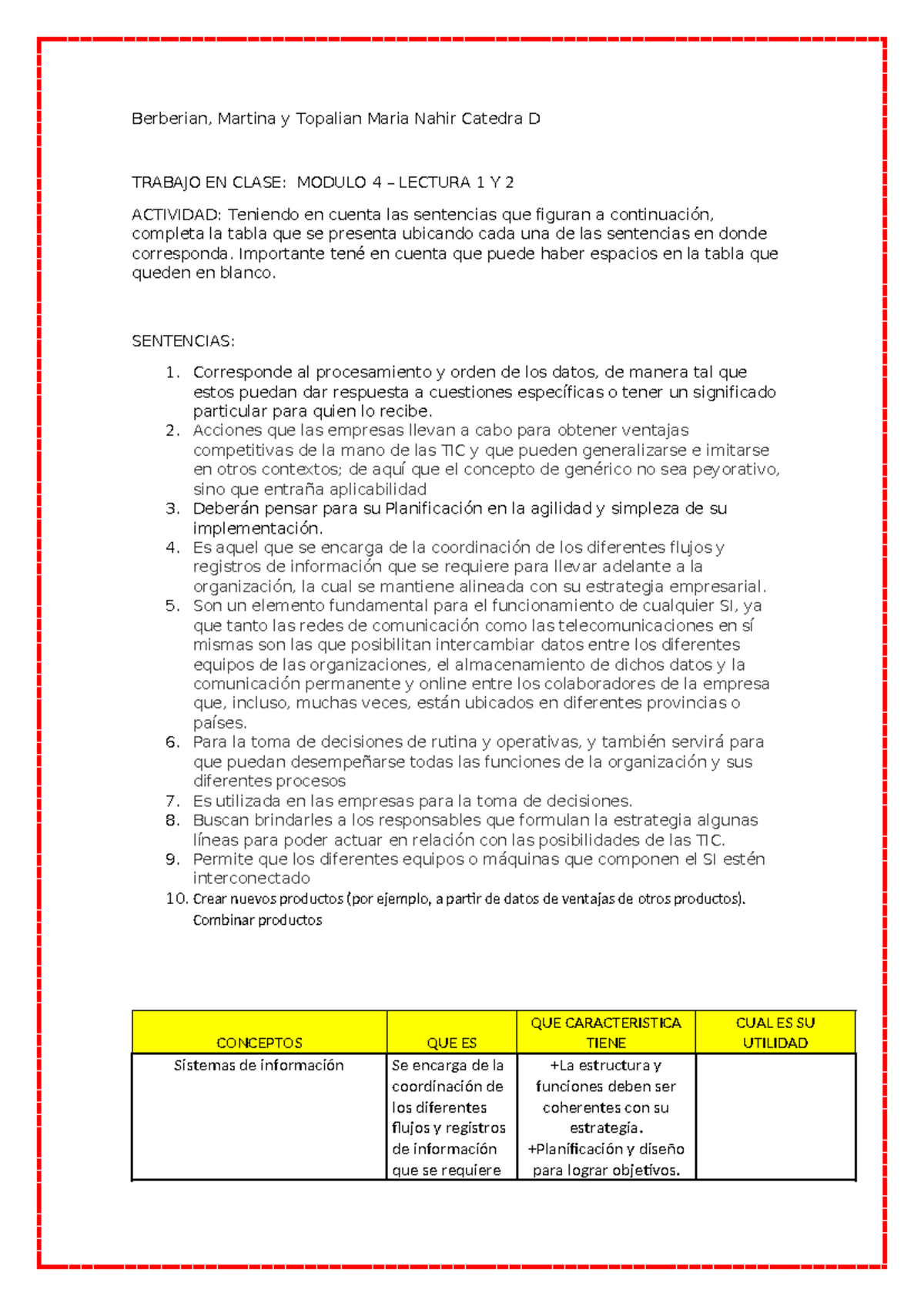 Actividad Modulo 4. Lectura 1 Y 2 + - Berberian, Martina y Topalian ...
