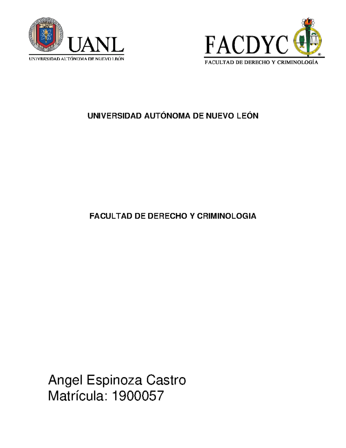 Actividad de aprendizaje Etapa 3 - UNIVERSIDAD AUTÓNOMA DE NUEVO LEÓN ...