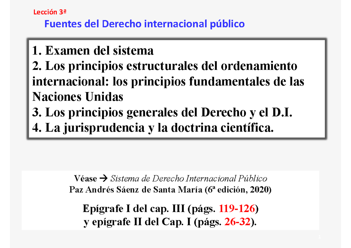 Lec. 03 (parte impartida prof. Carmelo FP) - Lección 3ª Fuentes del