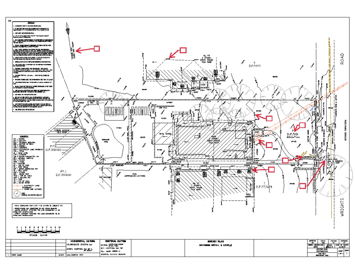 Figure 2 - Survey Plan - A1 Notes: . A BOUNDARY SURVEY HAS BEEN ...