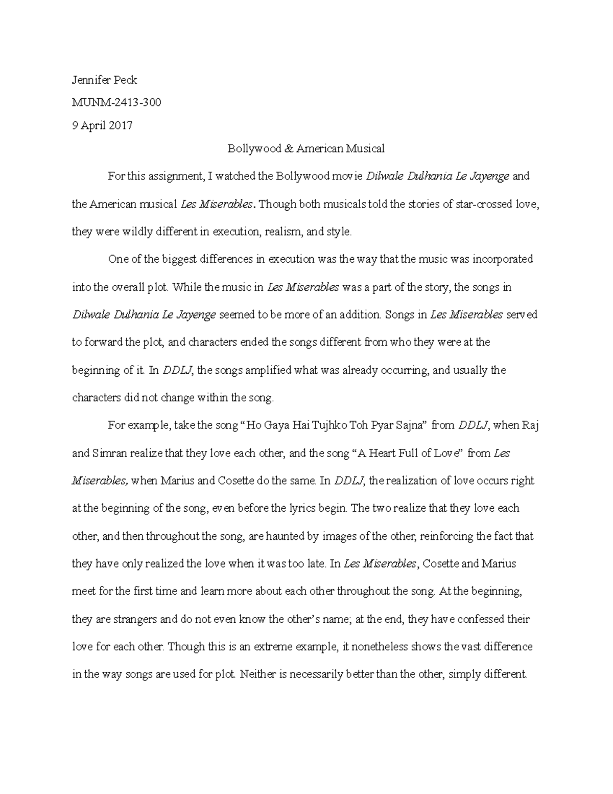 Bollywood American Musical Sd Studocu studocu