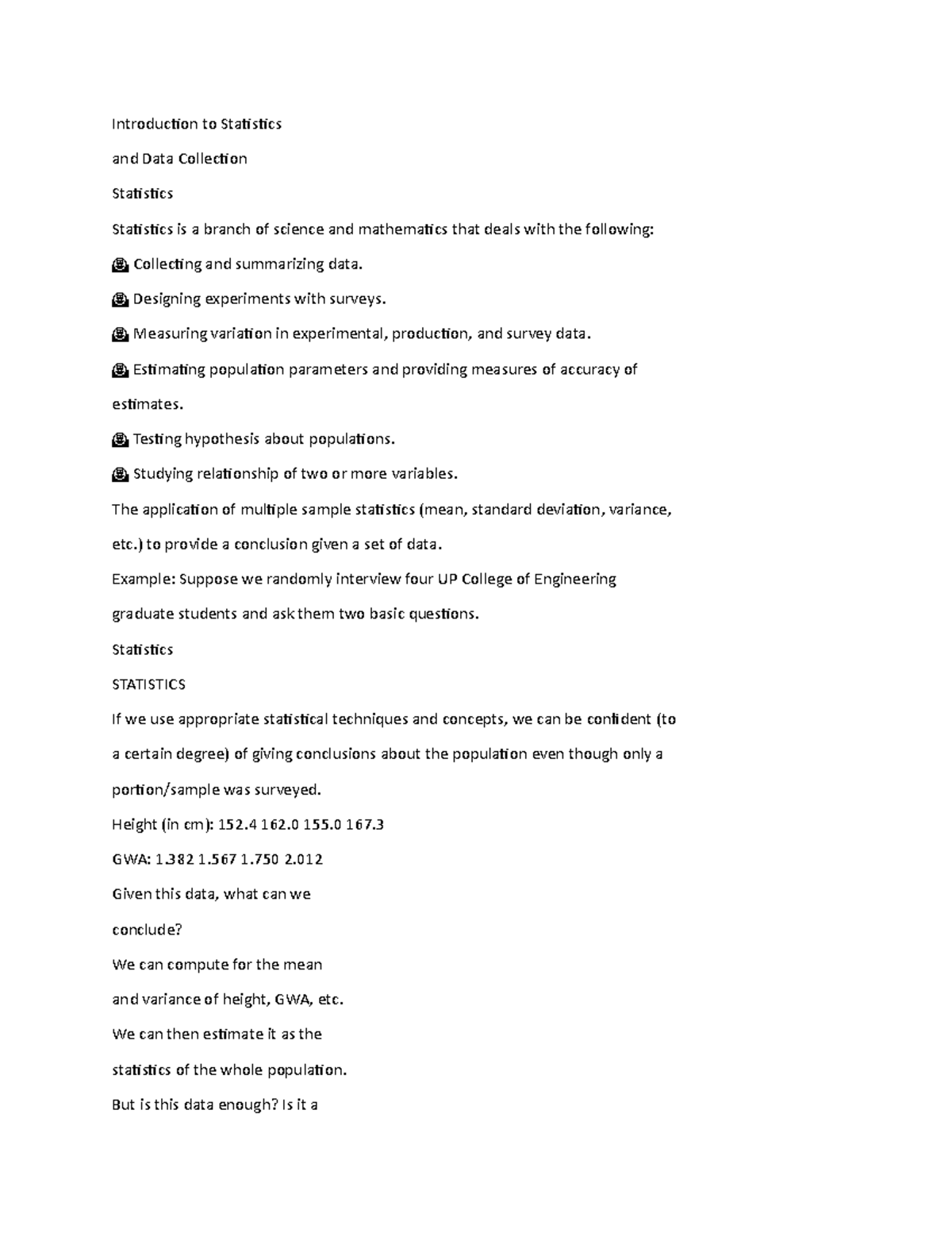 Introduction to Statistics - Designing experiments with surveys ...