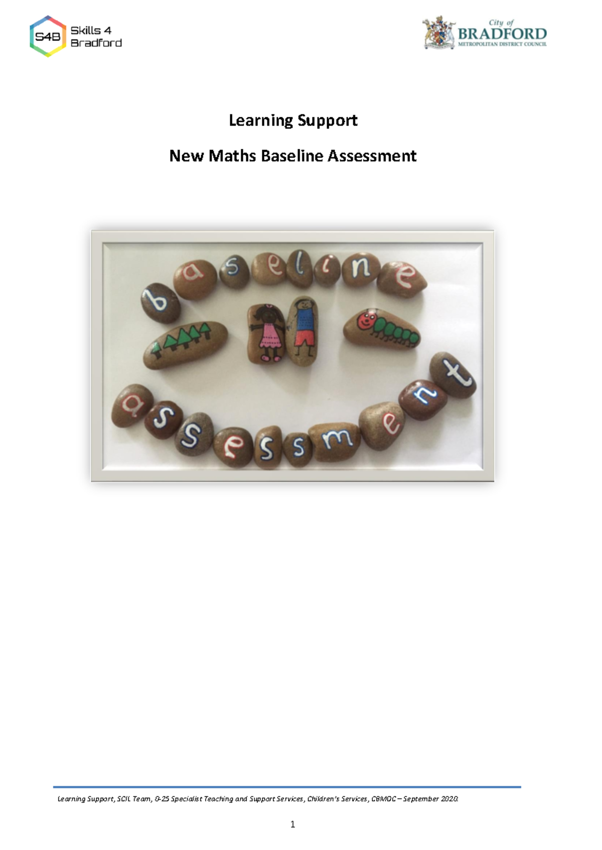 New Maths Baseline Assessment Final - Learning Support, SCIL Team, 0-25 ...