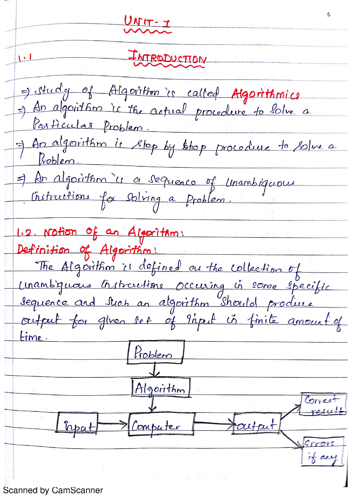 DAA - UNIT 1 - Unit 1 : Design And Analysis Of Algorithm - T431 - Studocu