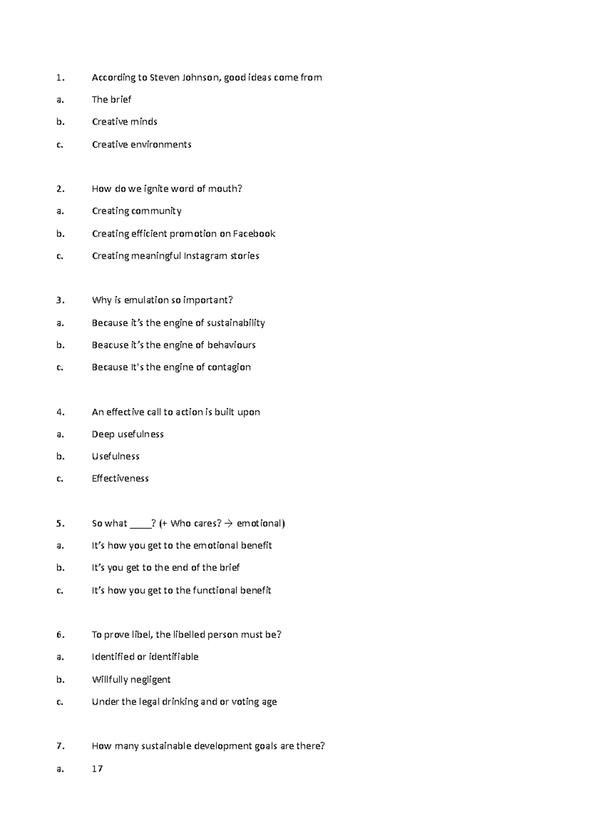 Adv questions (3) - domande dell'esame affidabili - According to Steven ...