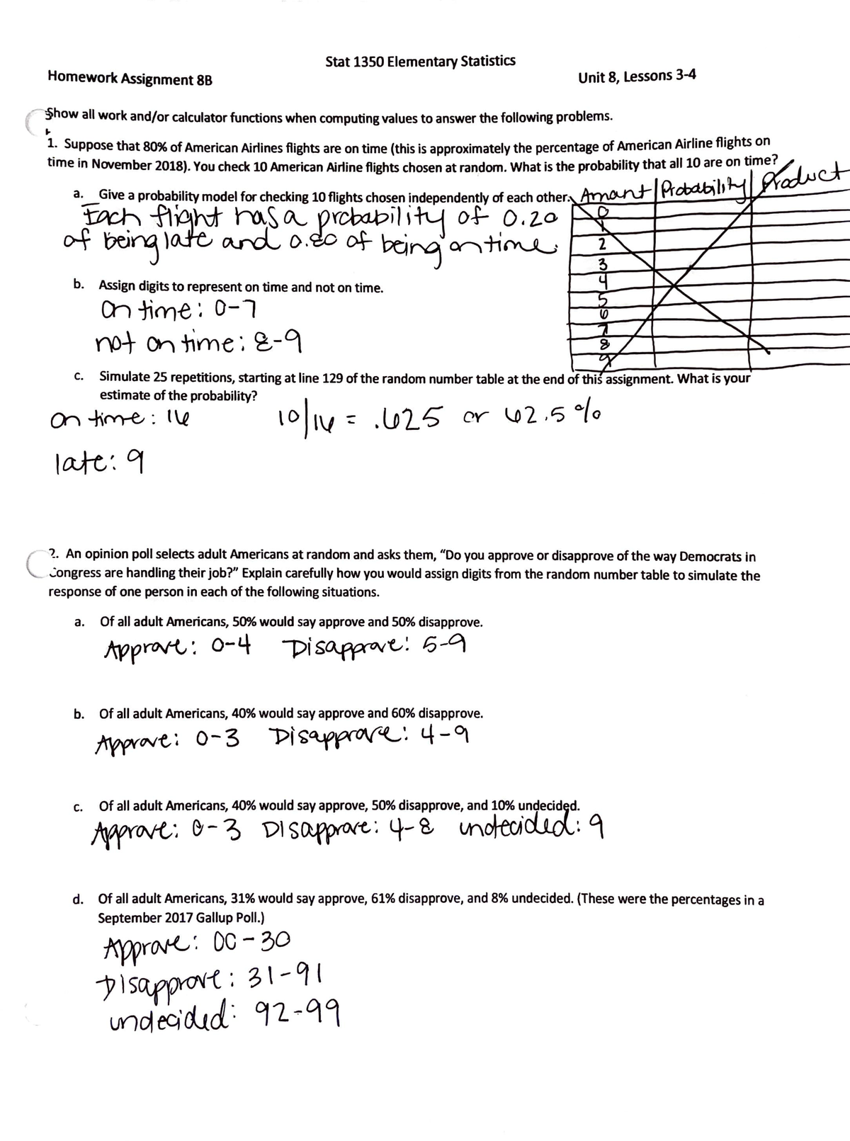 unit 9 probability and statistics homework 8 answer key