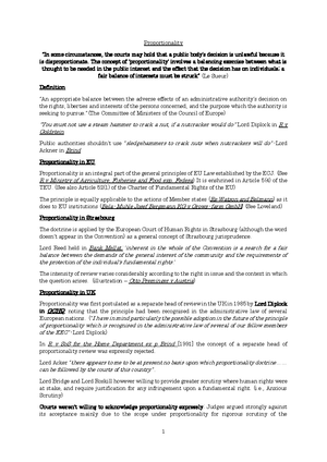 Separation of Powers Revision Notes - A political theory, not a legal ...