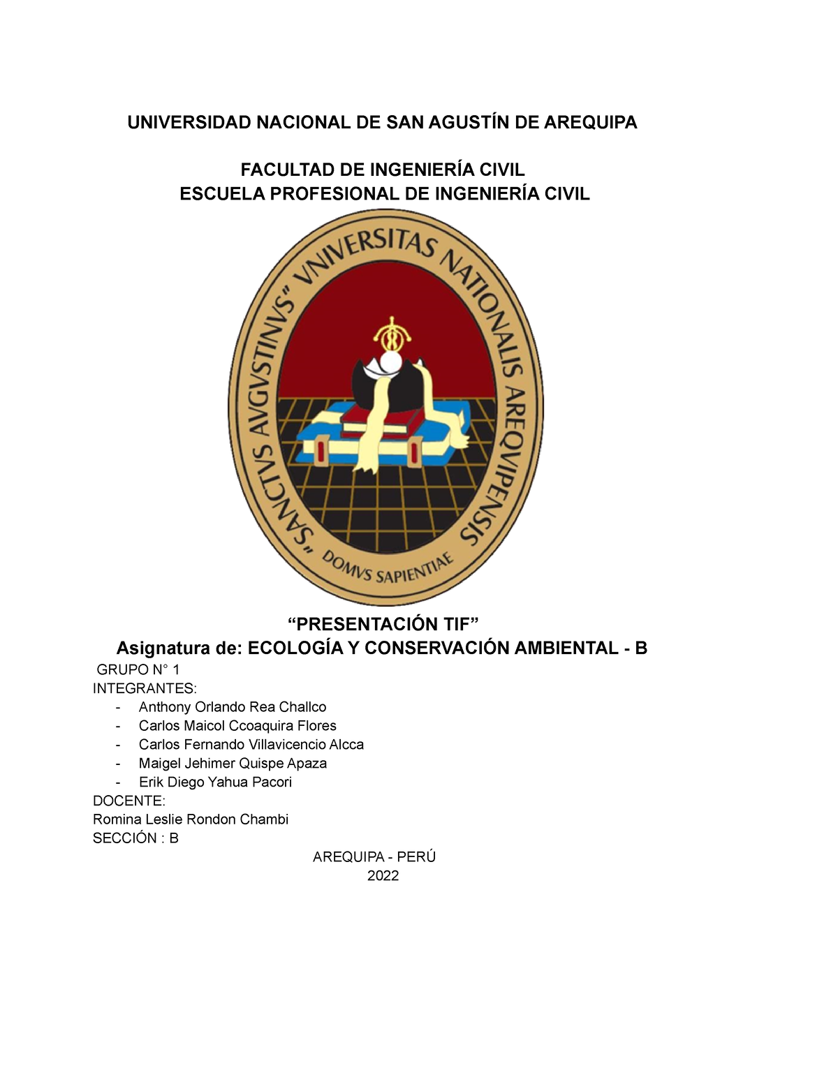 TIF Eco- Grupo 1 - Trabajó De Investigación Formativa FINAL ...