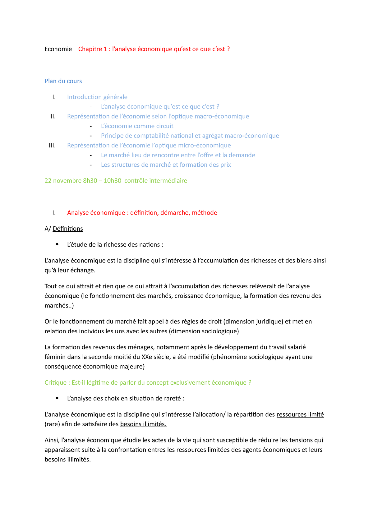 dissertation analyse economique