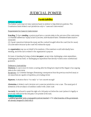 Constitutional Law Outline 2023 - CLT-100 - Studocu