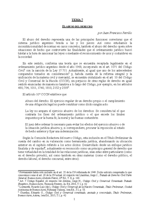 Tema 09 - Orden Público - Fraude a la ley y renuncia de derechos - 1 T ...