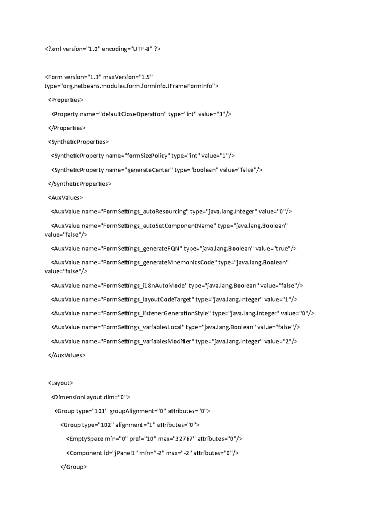 View class codes - Assignment code