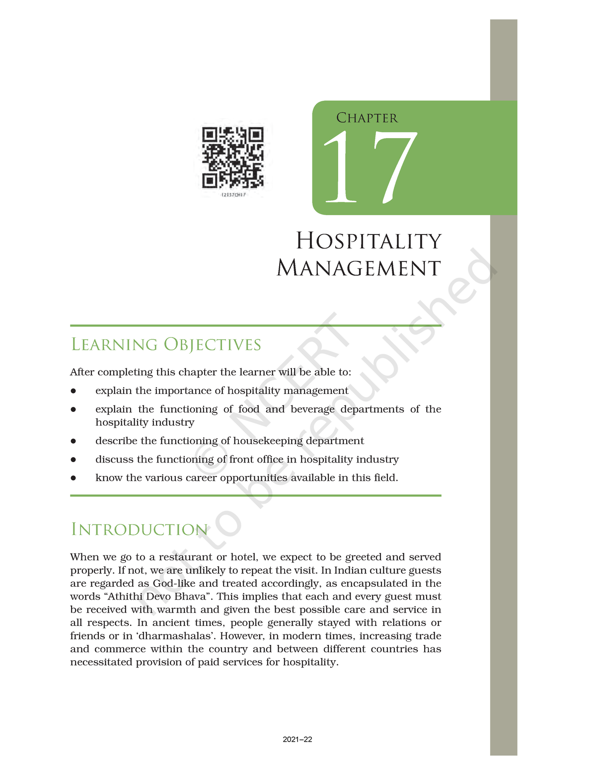 importance of hospitality management essay