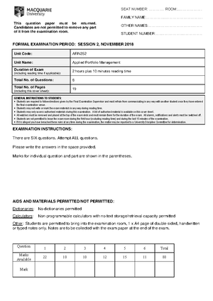 CFA LEVEL 1 SAMPLE PAPER HELPS U TO PRACTICE QUESTIONS. - 1 2020 Level ...